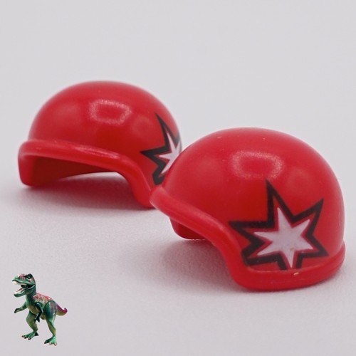 Playmobil small red - , helmet