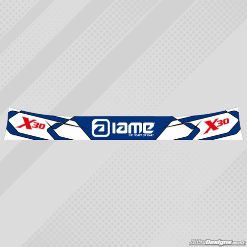 Iame x30 style helmet - iame, visor