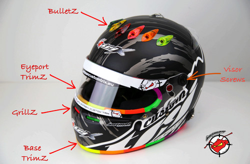 Kart antman helmet visor - kart,