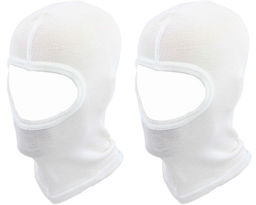 White race balaclava - white,